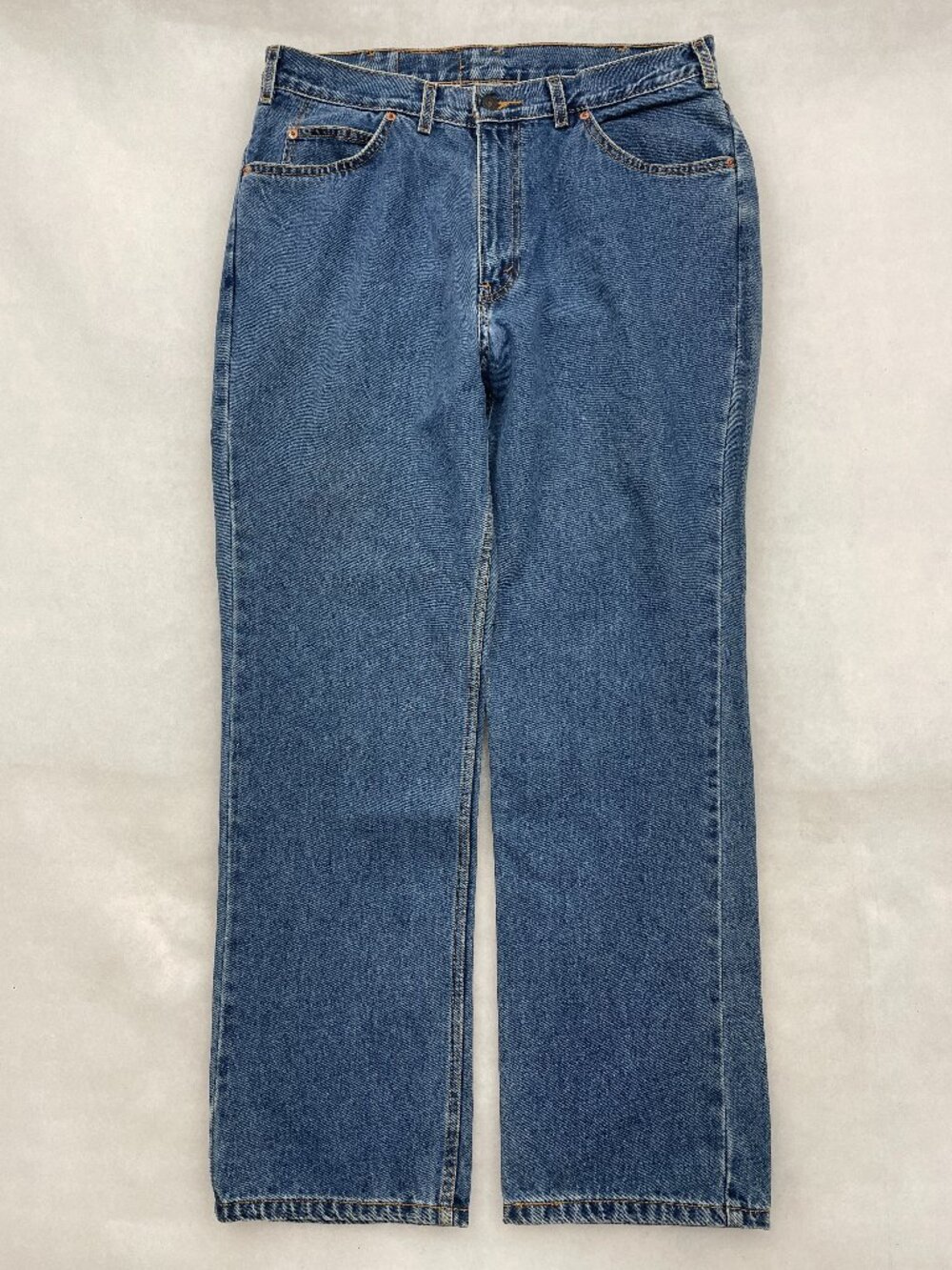 Levi's 619 Straight Fit Vintage Y2K Orange Tab Denim Jeans Men's 34x30